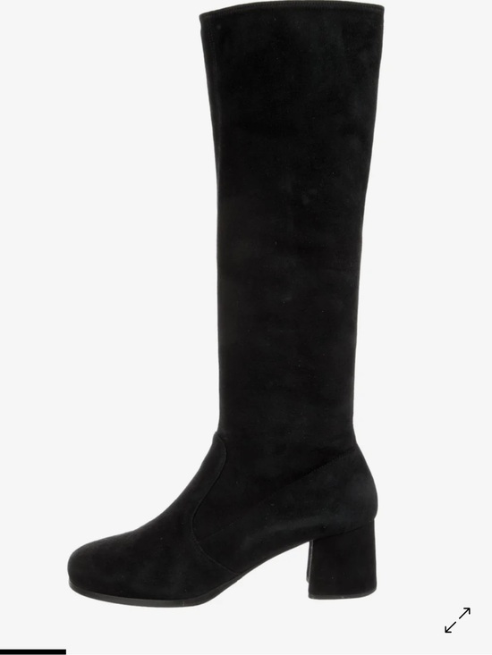 Prada Shoes - Prada Black Suede Knee High Boots